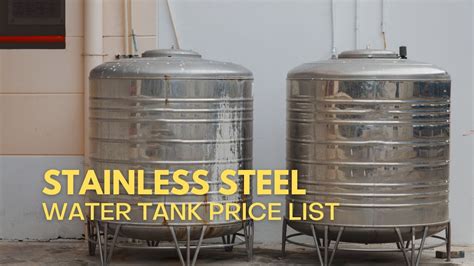 Best Water Tanks Price List in Philippines July 2024.